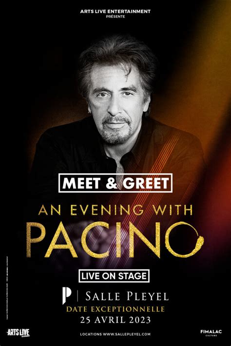 AN EVENING WITH PACINO en concert à Paris